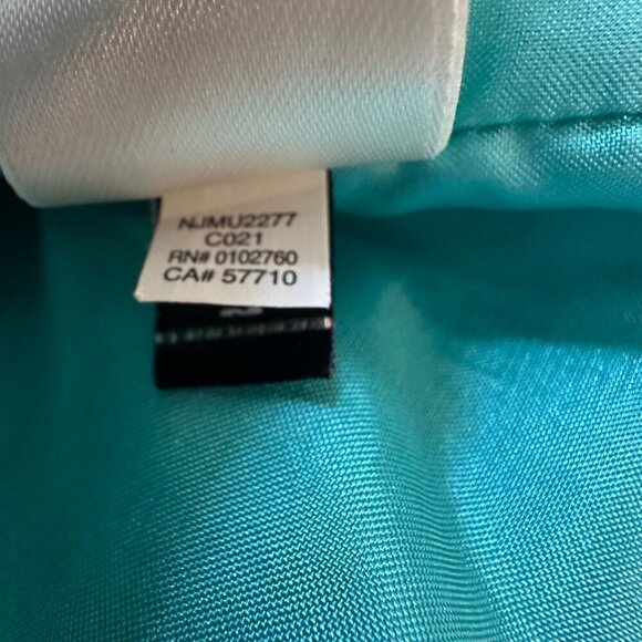 Kate Spade New York Sleeveless Tweed Textured Sheath Dress Size 12 Teal - Picture 13 of 16